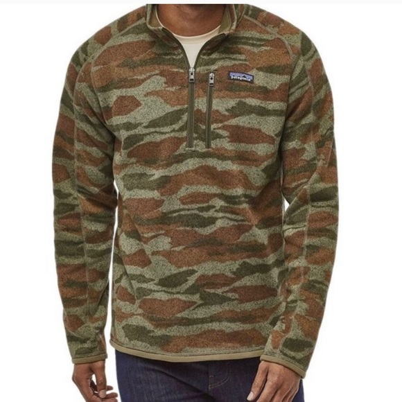patagonia camo pullover